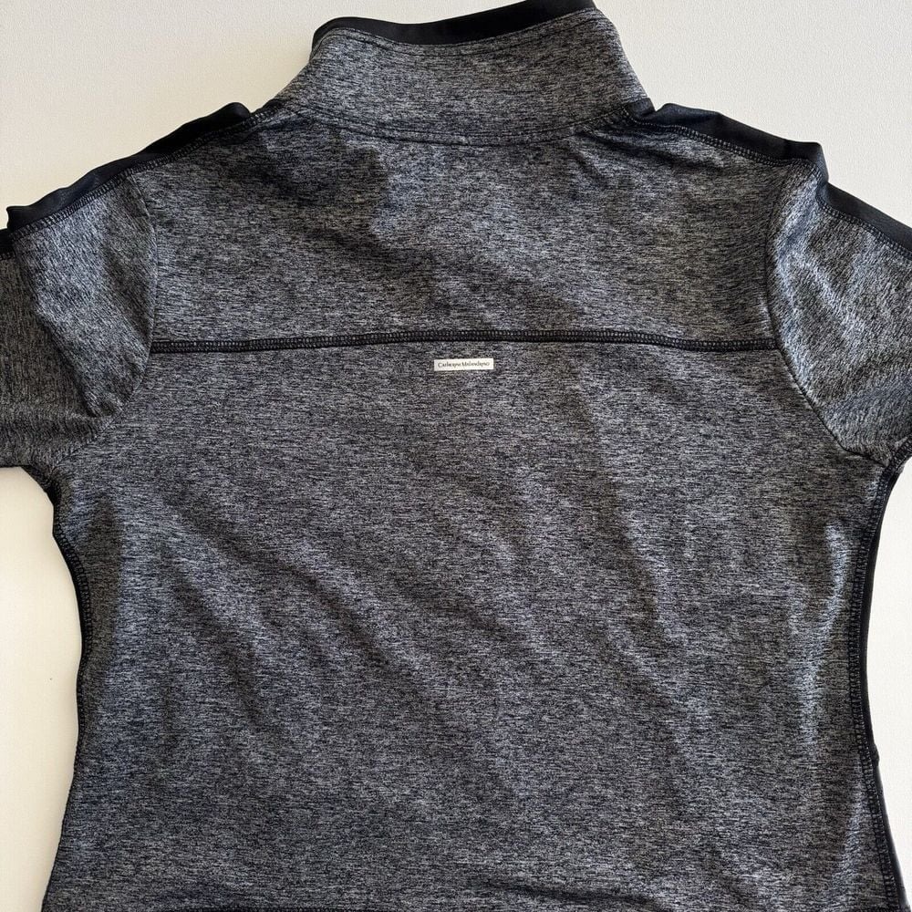 Catherine Malandrino Athletic Running jacket SZ L black & gray - Picture 12 of 12
